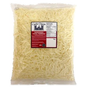 Castle Cheese Shredded Pizza Topping